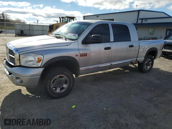 2007 Dodge 2500 Laramie with VIN 3D3KS29A87G843998, listed as a Copart auction lot 80517894 with 305,537 mi miles and Clean Title. Bid and sale history available at DreamBid. Image 1.