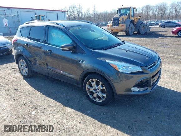 2015 Ford Escape Titanium with VIN 1FMCU9J9XFUB46843, listed as a IAAI auction lot 41800938 with 91,034 mi miles. Bid and sale history available at carsss.com. Image 1.
