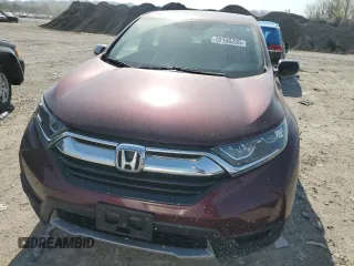 2018 Honda CR-V LX with VIN 2HKRW6H37JH214172, listed as a Copart auction lot 52156335 with 64,952 mi miles and Salvage Title. Bid and sale history available at DreamBid. Image 5.