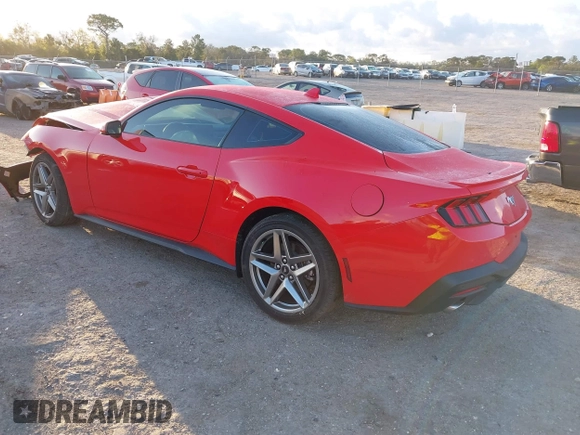 2024 Ford Mustang EcoBoost with VIN 1FA6P8TH3R5134500, listed as a IAAI auction lot 41606977 with 2,369 mi miles and . Bid and sale history available at DreamBid. Image 3.