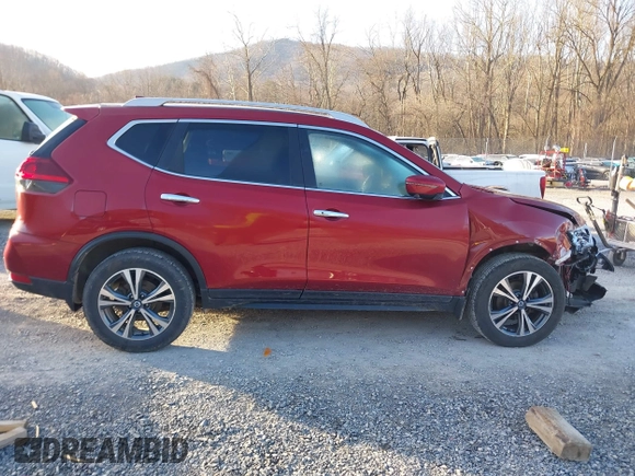 2019 Nissan Rogue SL with VIN 5N1AT2MV6KC744650, listed as a IAAI auction lot 41815344 with 82,773 mi miles. Bid and sale history available at carsss.com. Image 13.