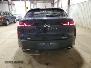 2024 Infiniti QX55 Essential with VIN 3PCAJ5KR9RF108982, listed as a Copart auction lot 47982205 with 8,285 mi miles and Salvage Title. Bid and sale history available at DreamBid. Image 6.