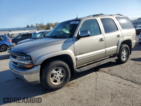 2003 Chevrolet Tahoe LS with VIN 1GNEK13ZX3J289345, listed as a Copart auction lot 53379565 with 200,893 mi miles and Salvage Title. Bid and sale history available at DreamBid. Image 1.