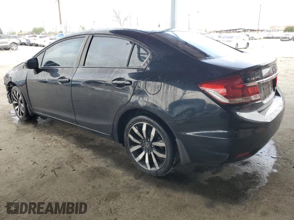 2014 Honda Civic EX-L with VIN 19XFB2F9XEE225725, listed as a Copart auction lot 52593905 with 140,534 mi miles and Salvage Title. Bid and sale history available at DreamBid. Image 2.
