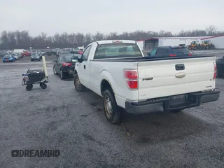 2011 Ford F-150 XL with VIN 1FTMF1CM3BKE12845, listed as a IAAI auction lot 41461555 with 263,480 mi miles. Bid and sale history available at carsss.com. Image 3.