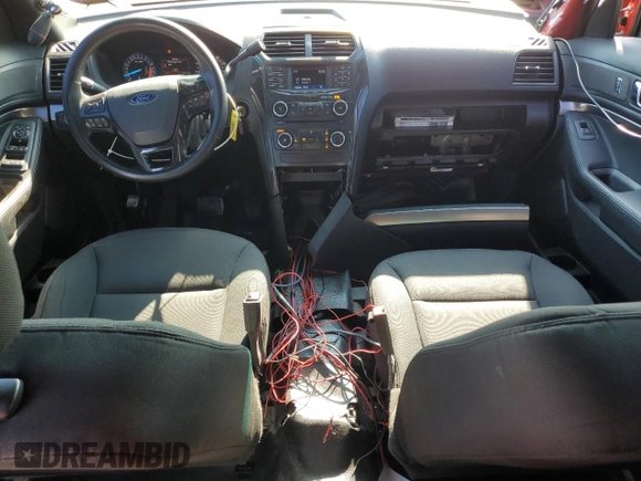 2016 Ford Utility Police Interceptor with VIN 1FM5K8AR9GGB55543, listed as a Copart auction lot 72181274 with 67,539 mi miles and Salvage Title. Bid and sale history available at carsss.com. Image 8.