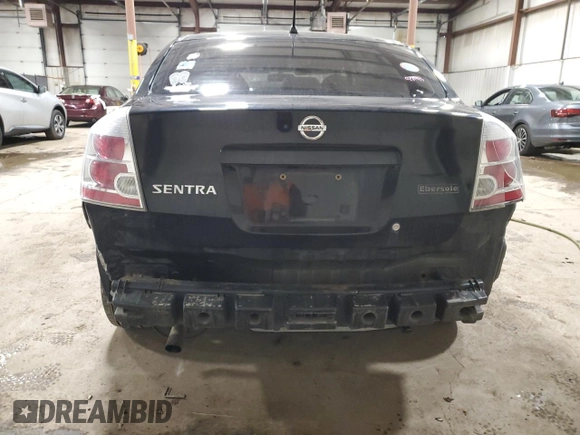 2008 Nissan Sentra S with VIN 3N1AB61E08L669849, listed as a Copart auction lot 43179785 with Not Provided miles and Salvage Title. Bid and sale history available at DreamBid. Image 6.