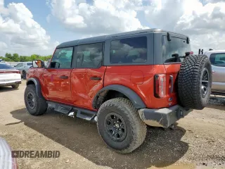 2024 Ford Bronco Wildtrak с VIN 1FMEE2BP4RLB23952, выставлен на аукционе Copart как лот 61547765 с пробегом 12 180 миль миль и На запчасти • Non repairable. История ставок и продаж доступна на DreamBid. Изображение 2.