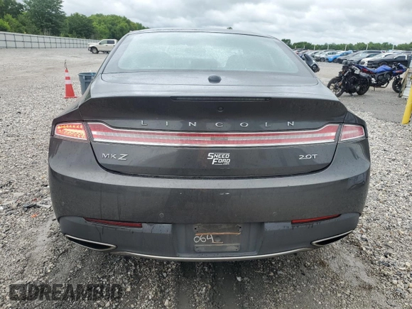 2017 Lincoln MKZ Premiere with VIN 3LN6L5A99HR651064, listed as a Copart auction lot 60689675 with 122,164 mi miles and Salvage title. Bid and sale history available at DreamBid. Image 6.