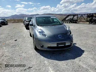 2015 Nissan LEAF SV with VIN 1N4AZ0CP1FC309007, listed as a Copart auction lot 63433853 with 75,480 mi miles. Bid and sale history available at carsss.com. Image 12.