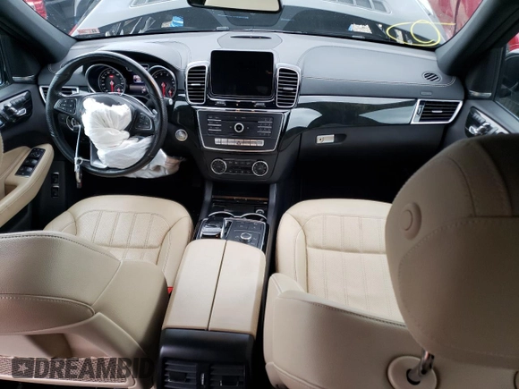 2018 Mercedes-Benz GLS 450 with VIN 4JGDF6EE9JB153789, listed as a Copart auction lot 36778764 with 46,027 mi miles and . Bid and sale history available at DreamBid. Image 8.
