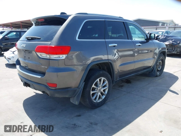 2014 Jeep Grand Cherokee Limited z VIN 1C4RJFBT0EC241030, wystawiony jako IAAI lot #41851316 z przebiegiem 104 344 mil mil oraz . Historia ofert i sprzedaży dostępna na DreamBid. Obrazek 4.