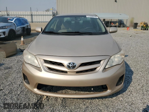 2011 Toyota Corolla L with VIN JTDBU4EE9B9130060, listed as a Copart auction lot 51038415 with 140,396 mi miles and Salvage Title. Bid and sale history available at carsss.com. Image 5.