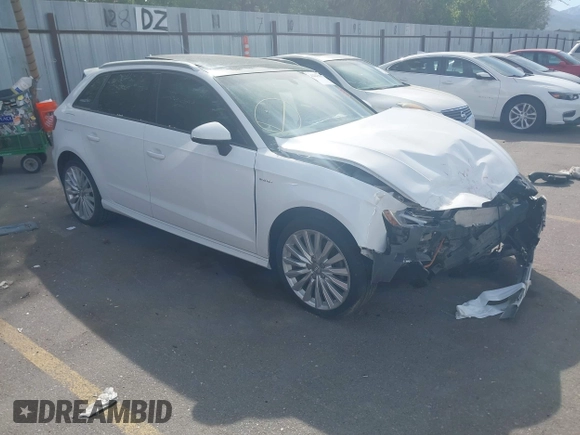 2017 Audi A3 e-tron Sportback Premium z VIN WAUUPBFF0HA122588, wystawiony jako IAAI lot #42227829 z przebiegiem 104 231 mil mil oraz . Historia ofert i sprzedaży dostępna na DreamBid. Obrazek 12.