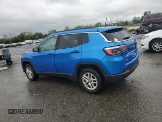 2021 Jeep Compass Sport with VIN 3C4NJCAB6MT518465, listed as a Copart auction lot 56797435 with 82,089 mi miles and Salvage title. Bid and sale history available at DreamBid. Image 2.
