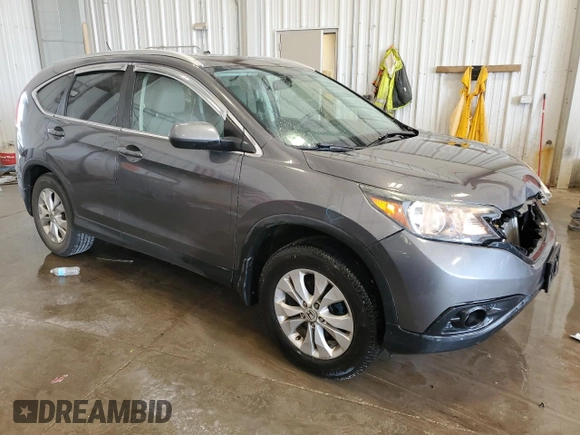 2014 Honda CR-V EX z VIN 2HKRM4H54EH625434, wystawiony jako Copart lot #59043775 z przebiegiem 165 550 mil mil oraz Nie do naprawy • Non repairable. Historia ofert i sprzedaży dostępna na DreamBid. Obrazek 4.