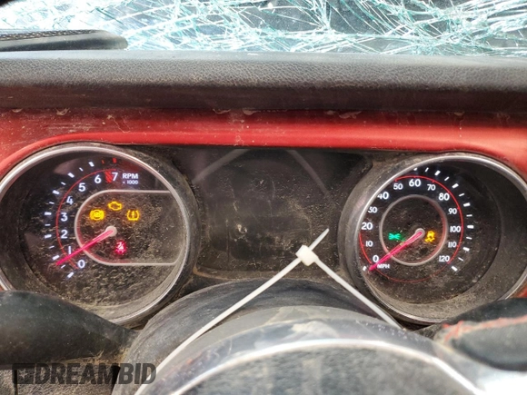 2018 Jeep Wrangler Unlimited Rubicon z VIN 1C4HJXFG0JW113054, wystawiony jako Copart lot #55884355 z przebiegiem Nie podano mil oraz Szkoda całkowita • Salvage title. Historia ofert i sprzedaży dostępna na DreamBid. Obrazek 9.