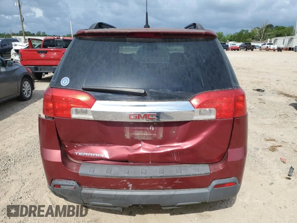 2012 GMC Terrain SLE-2 with VIN 2GKALSEK6C6342375, listed as a Copart auction lot 53983385 with 247,023 mi miles and Salvage Title. Bid and sale history available at DreamBid. Image 6.