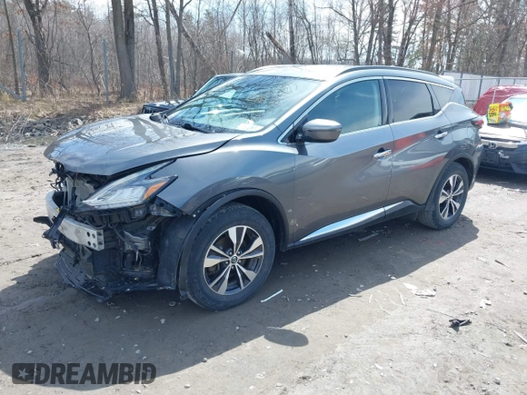 2020 Nissan Murano SV with VIN 5N1AZ2BS7LN105075, listed as a IAAI auction lot 41969595 with 82,491 mi miles and . Bid and sale history available at DreamBid. Image 17.