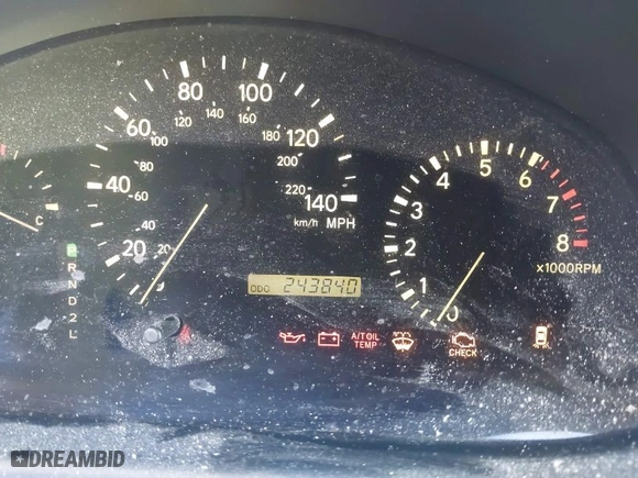 2001 Lexus RX 300 with VIN JTJHF10U410170080, listed as a IAAI auction lot 41659411 with 243,840 mi miles. Bid and sale history available at carsss.com. Image 7.