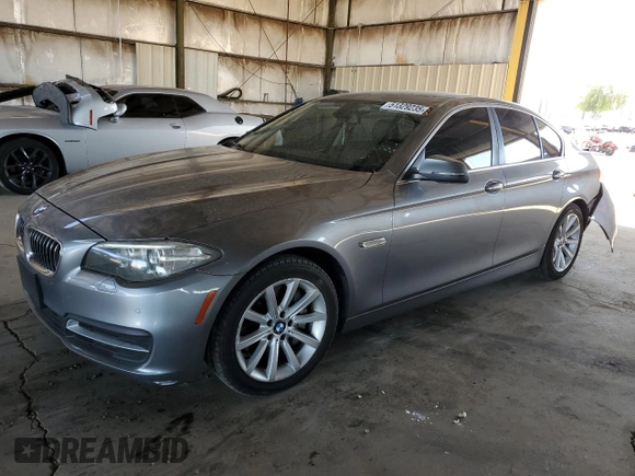 2014 BMW 5 Series 535d with VIN WBAXA5C50ED690264, listed as a Copart auction lot 51329235 with 123,946 mi miles and Salvage Title. Bid and sale history available at carsss.com. Image 1.