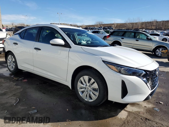 2024 Nissan Sentra S with VIN 3N1AB8BV4RY335578, listed as a Copart auction lot 85775334 with 2,874 mi miles and Salvage title. Bid and sale history available at DreamBid. Image 4.
