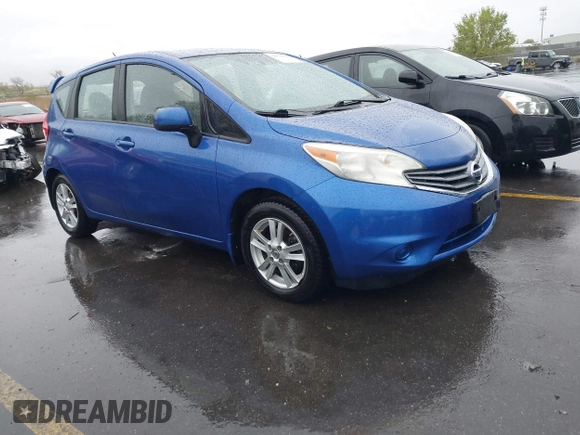 2014 Nissan Note SV with VIN 3N1CE2CP7EL376582, listed as a IAAI auction lot 42058083 with 135,411 mi miles and . Bid and sale history available at DreamBid. Image 1.