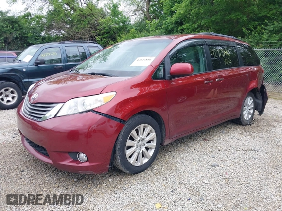2012 Toyota Sienna XLE with VIN 5TDDK3DCXCS033249, listed as a IAAI auction lot 42324830 with 181,012 mi miles and . Bid and sale history available at DreamBid. Image 18.