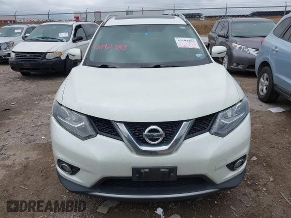 2016 Nissan Rogue SL with VIN 5N1AT2MV7GC766714, listed as a IAAI auction lot 42192783 with 171,489 mi miles and . Bid and sale history available at DreamBid. Image 6.