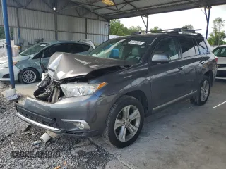 2012 Toyota Highlander Limited with VIN 5TDDK3EH0CS120104, listed as a Copart auction lot 61293825 with 108,592 mi miles and Salvage title. Bid and sale history available at DreamBid. Image 1.