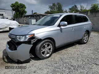 2014 Mitsubishi Outlander SE z VIN JA4AD3A3XEZ001351, wystawiony jako Copart lot #47341575 z przebiegiem 103 298 mil mil oraz Szkoda całkowita • Salvage title. Historia ofert i sprzedaży dostępna na DreamBid. Obrazek 1.