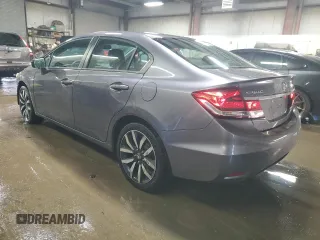 2015 Honda Civic EX-L z VIN 19XFB2F97FE103406, wystawiony jako Copart lot #48545965 z przebiegiem 112 838 mil mil oraz Szkoda całkowita • Salvage title. Historia ofert i sprzedaży dostępna na DreamBid. Obrazek 2.