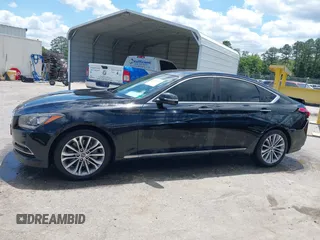 2017 Genesis G80 3.8L with VIN KMHGN4JEXHU180122, listed as a IAAI auction lot 42297360 with 60,302 mi miles and . Bid and sale history available at DreamBid. Image 14.