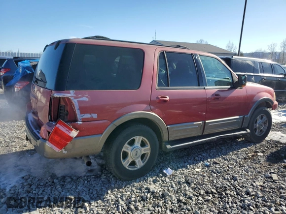 2003 Ford Expedition Eddie Bauer with VIN 1FMRU17W33LB36519, listed as a Copart auction lot 88089905 with 187,656 mi miles and Non Repairable. Bid and sale history available at carsss.com. Image 3.