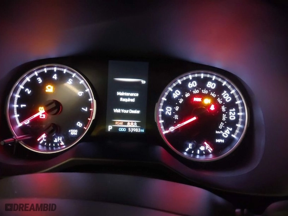 2019 Toyota RAV4 LE with VIN 2T3F1RFV4KC054321, listed as a IAAI auction lot 41554890 with 53,983 mi miles. Bid and sale history available at carsss.com. Image 7.