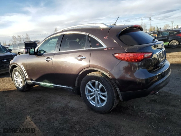 2010 Infiniti FX35 with VIN JN8AS1MW5AM850255, listed as a Copart auction lot 52167995 with 171,092 mi miles and Salvage Title. Bid and sale history available at carsss.com. Image 2.