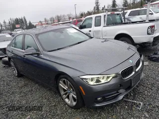 2018 BMW 3 Series 330i xDrive with VIN WBA8D9G56JNU72511, listed as a IAAI auction lot 41237501 with 40,734 mi miles. Bid and sale history available at carsss.com. Image 1.