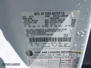2013 Ford F-150 XL with VIN 1FTEW1CM7DFC06198, listed as a IAAI auction lot 41979746 with 197,674 mi miles. Bid and sale history available at carsss.com. Image 9.