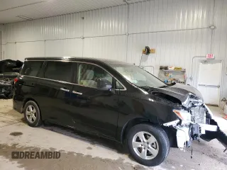 2013 Nissan Quest SV with VIN JN8AE2KP7D9063551, listed as a Copart auction lot 48493155 with 120,689 mi miles and Salvage title. Bid and sale history available at DreamBid. Image 4.