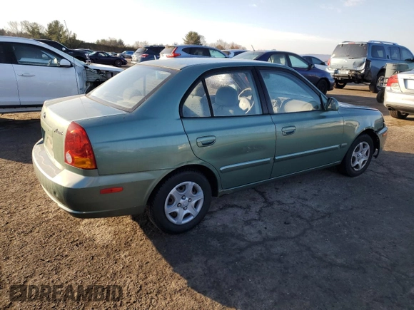 2005 Hyundai Accent GLS with VIN KMHCG45C85U588700, listed as a Copart auction lot 42792775 with 91,924 mi miles and Clean Title. Bid and sale history available at carsss.com. Image 3.