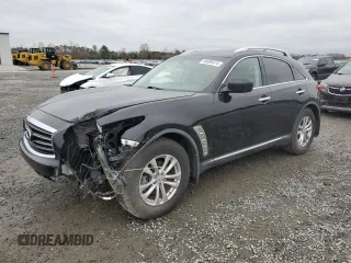2013 Infiniti FX with VIN JN8CS1MU2DM142427, listed as a Copart auction lot 84689414 with 50,428 mi miles and Salvage Title. Bid and sale history available at carsss.com. Image 1.