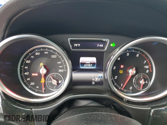 2018 Mercedes-Benz GLS 450 with VIN 4JGDF6EE3JB122053, listed as a Copart auction lot 62661644 with 57,757 mi miles and Salvage Title. Bid and sale history available at DreamBid. Image 9.