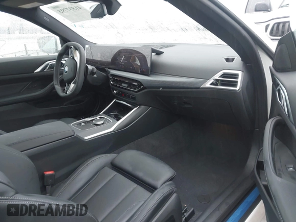 2025 BMW 4 Series 430i with VIN WBA43DA01SCT85324, listed as a IAAI auction lot 41537795 with 773 mi miles and . Bid and sale history available at DreamBid. Image 5.