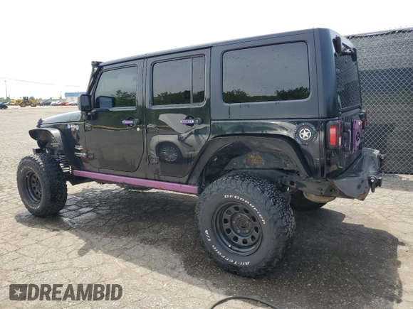 2012 Jeep Wrangler Unlimited Sahara with VIN 1C4BJWEG4CL120370, listed as a Copart auction lot 58744135 with 166,455 mi miles and Clean title. Bid and sale history available at DreamBid. Image 2.