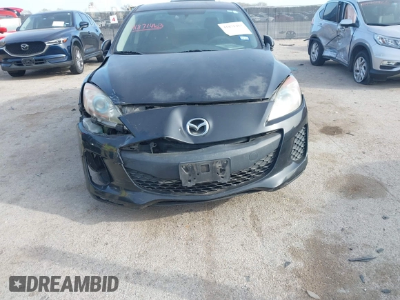 2013 Mazda Mazda3 i Sport with VIN JM1BL1U79D1828304, listed as a IAAI auction lot 41871463 with 95,453 mi miles. Bid and sale history available at carsss.com. Image 6.