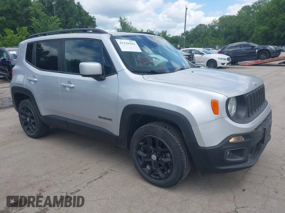 2017 Jeep Renegade Latitude with VIN ZACCJBBB6HPF68571, listed as a IAAI auction lot 42310442 with 66,419 mi miles and . Bid and sale history available at DreamBid. Image 1.