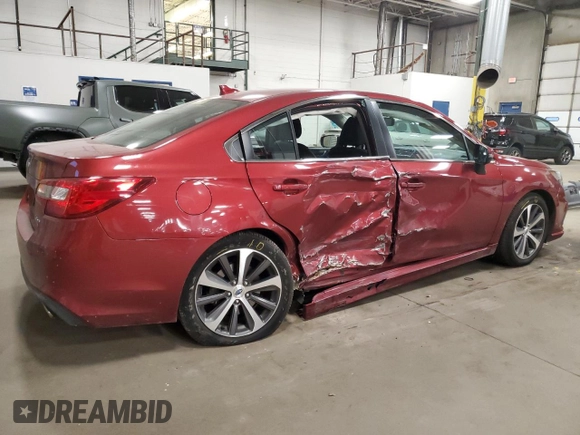 2018 Subaru Legacy Limited with VIN 4S3BNEN60J3009205, listed as a Copart auction lot 84483944 with 74,194 mi miles and Salvage Title. Bid and sale history available at carsss.com. Image 3.