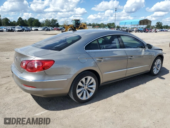 2010 Volkswagen CC Sport with VIN WVWMN7AN4AE543135, listed as a Copart auction lot 73511754 with 58,860 mi miles and Salvage Title. Bid and sale history available at carsss.com. Image 3.