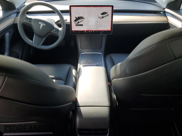 2021 Tesla Model 3 Standard Range Plus z VIN 5YJ3E1EA4MF099600, wystawiony jako Copart lot #49917095 z przebiegiem 44 719 mil mil oraz Szkoda całkowita • Salvage title. Historia ofert i sprzedaży dostępna na DreamBid. Obrazek 8.