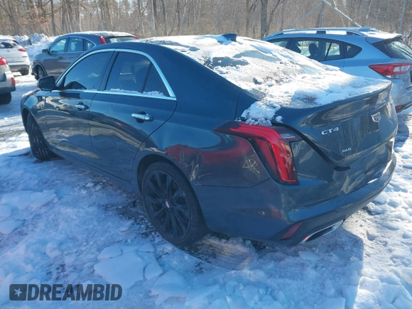 2022 Cadillac CT4 Premium Luxury z VIN 1G6DF5RK9N0118849, wystawiony jako IAAI lot #41587644 z przebiegiem 84 367 mil mil oraz . Historia ofert i sprzedaży dostępna na DreamBid. Obrazek 3.